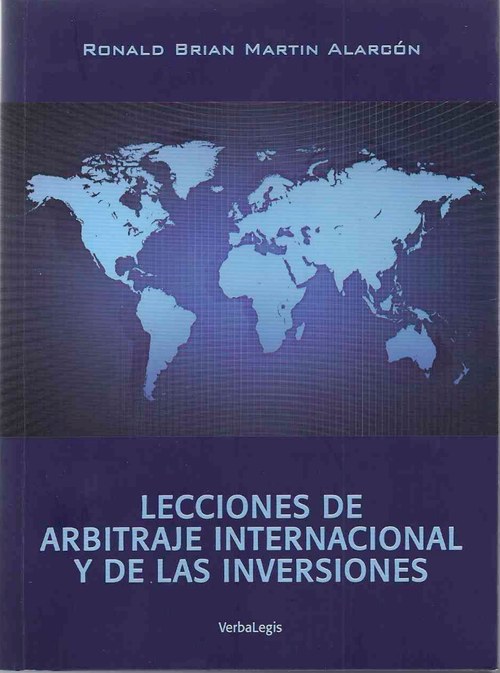 Portada del libro Lecciones de Arbitraje Internacional y de las Inversiones